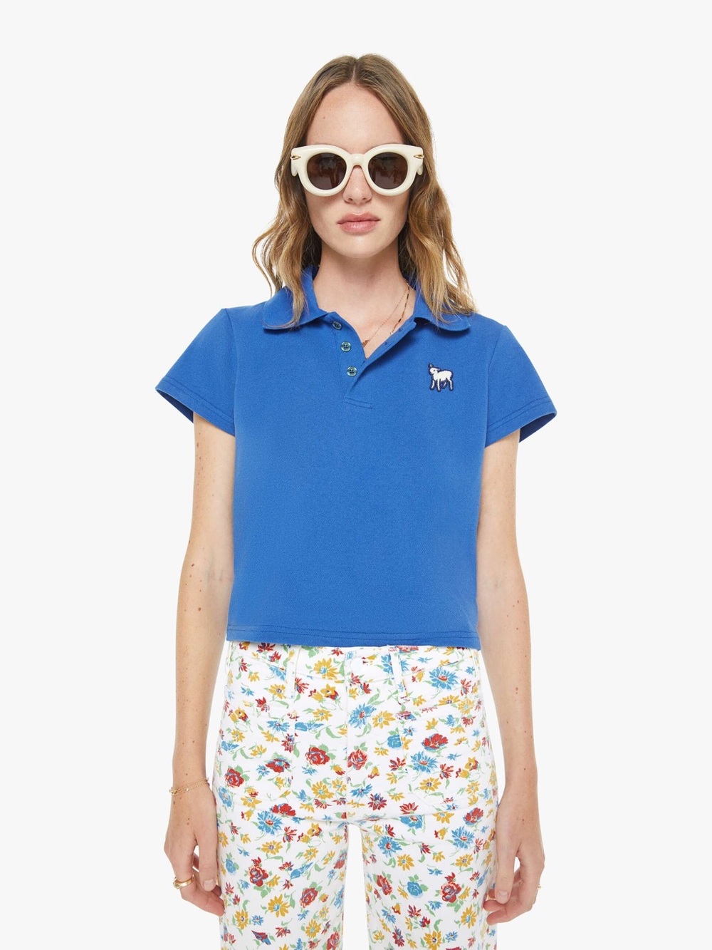 NWT MOTHER The Lil Match Top